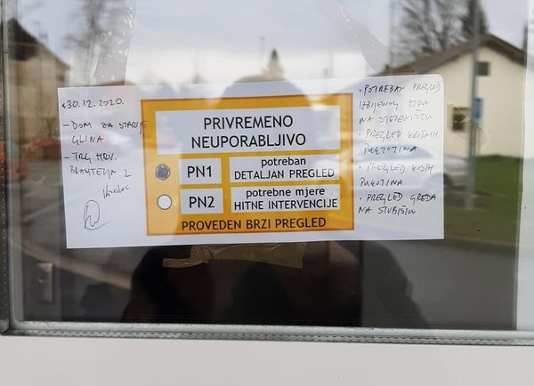 žuta naljepnica