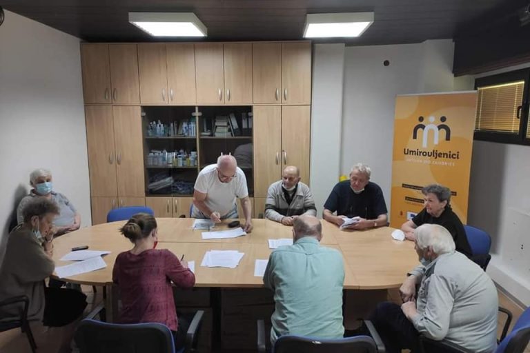 U sklopu projekta" Umirovljenici- aktivan dio zajednice" provode se dramske radionice sa našim korisnicima.