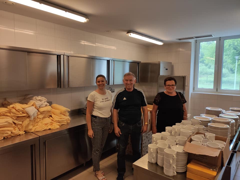 Donacija posuđa i posteljine - Općina Oberwart i obitelj Balen