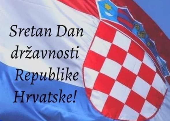 Sretan Dan državnosti Republike Hrvatske!