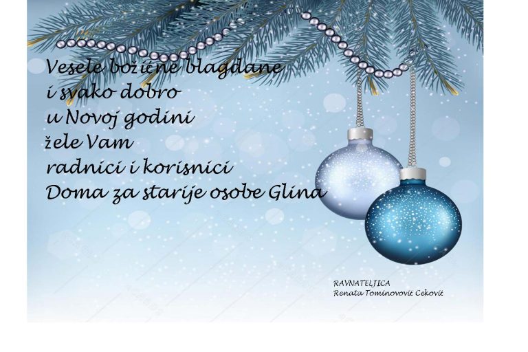 Blagoslovljen i miran Božić te sretna i uspješna novu 2024. godina!